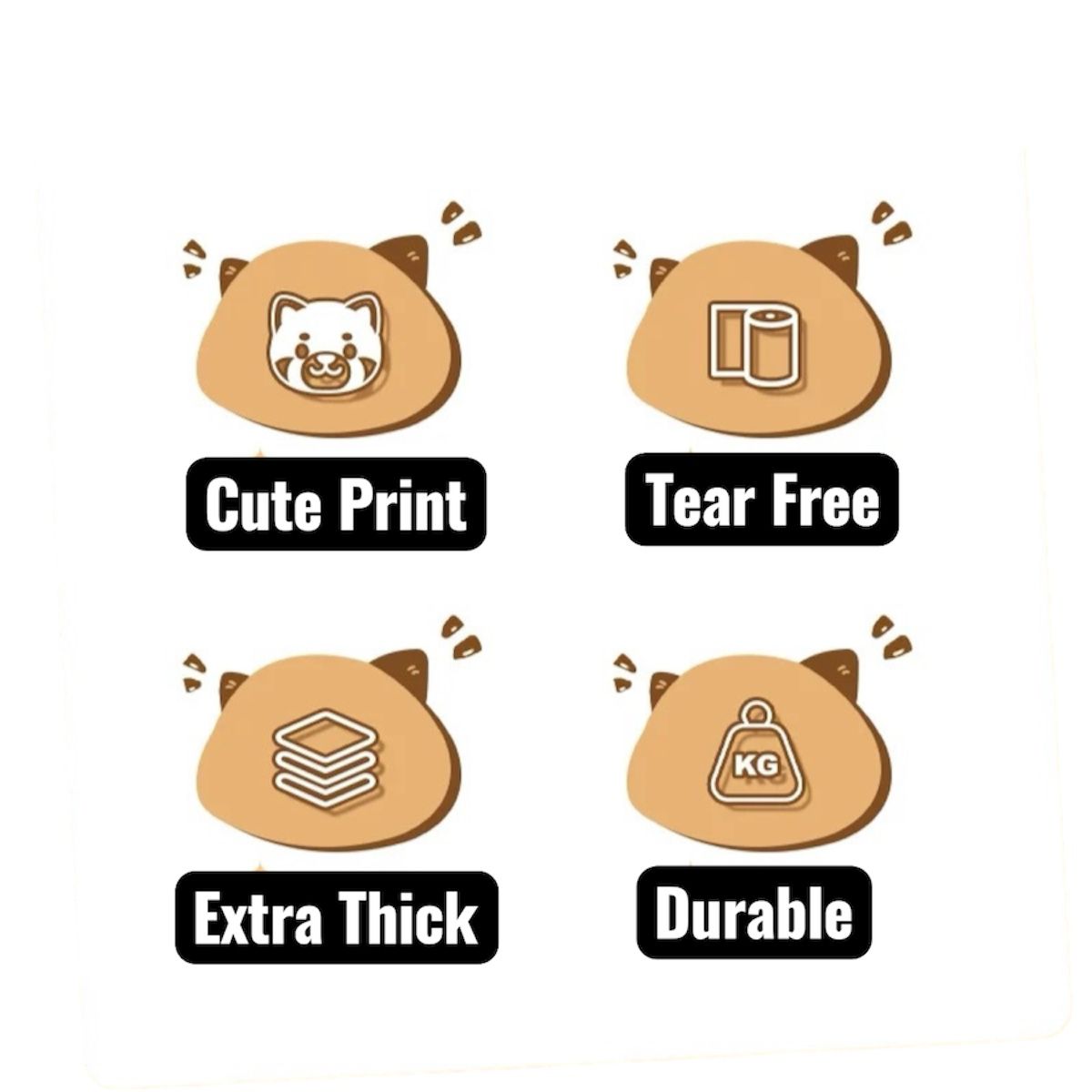 30Pcs Tear Free Extra Thick Garbage Bag