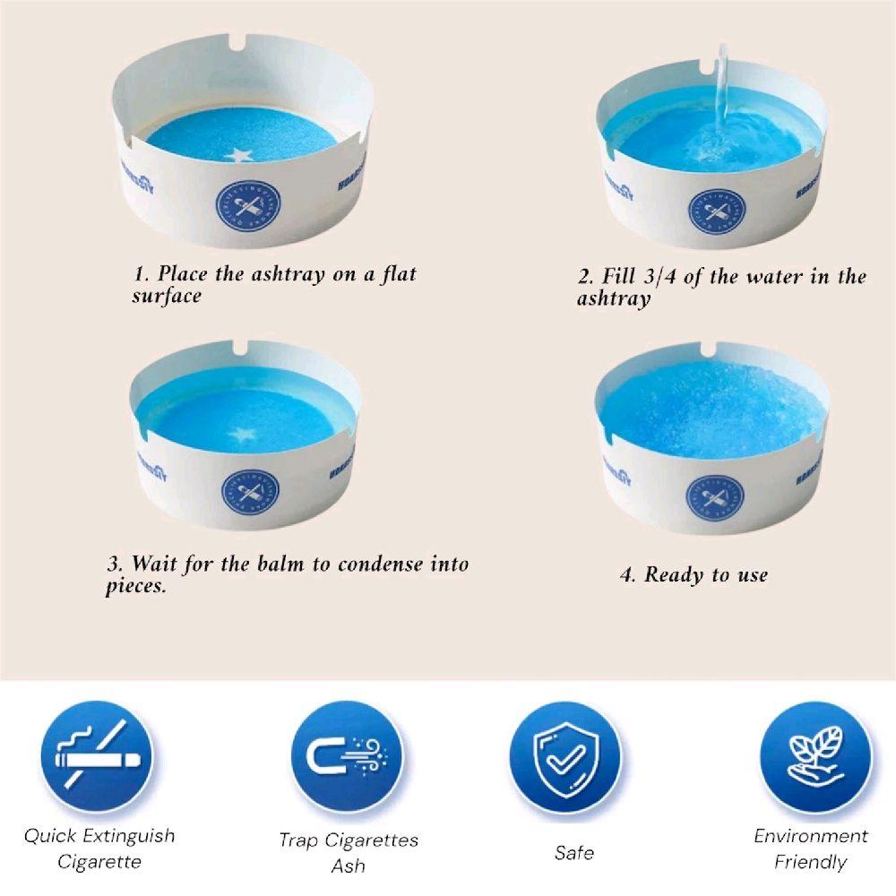 25pcs Disposable Ash Bin/ Tray