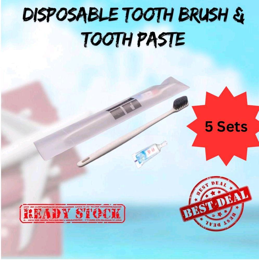 Disposable Toothbrush and Toothpaste