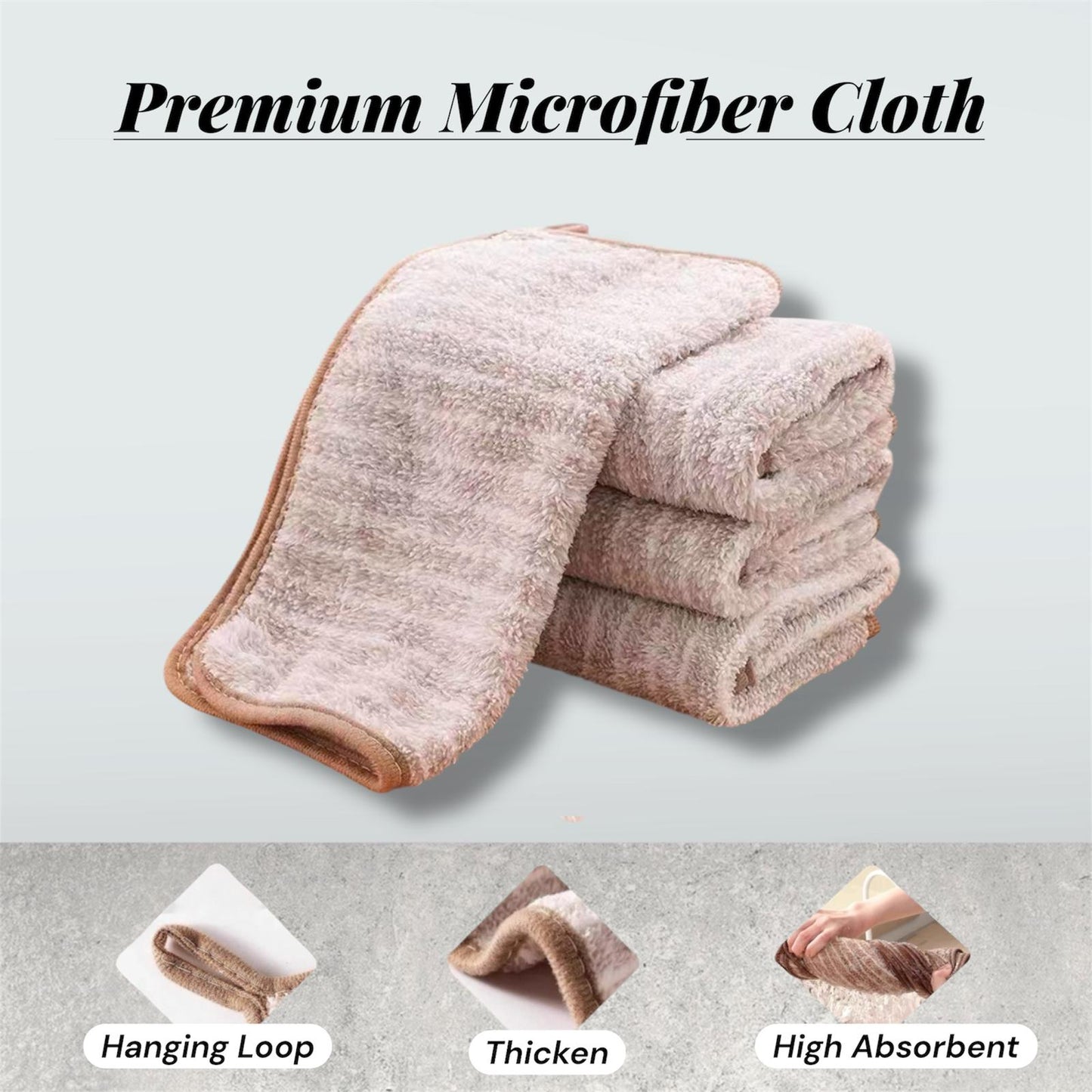 Premium Microfiber Multi Purpose Cloth