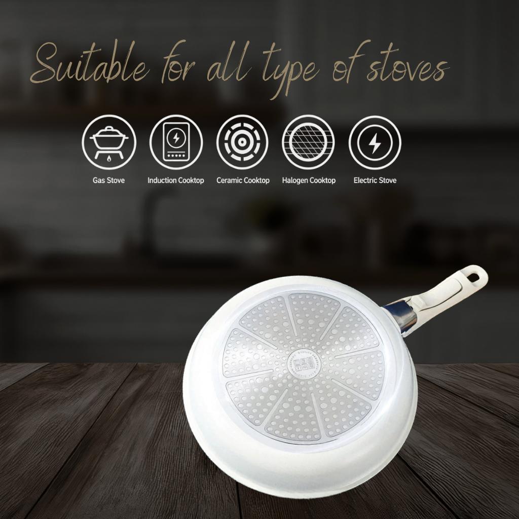 17pcs Ceramic Non-Stick Cookware Set