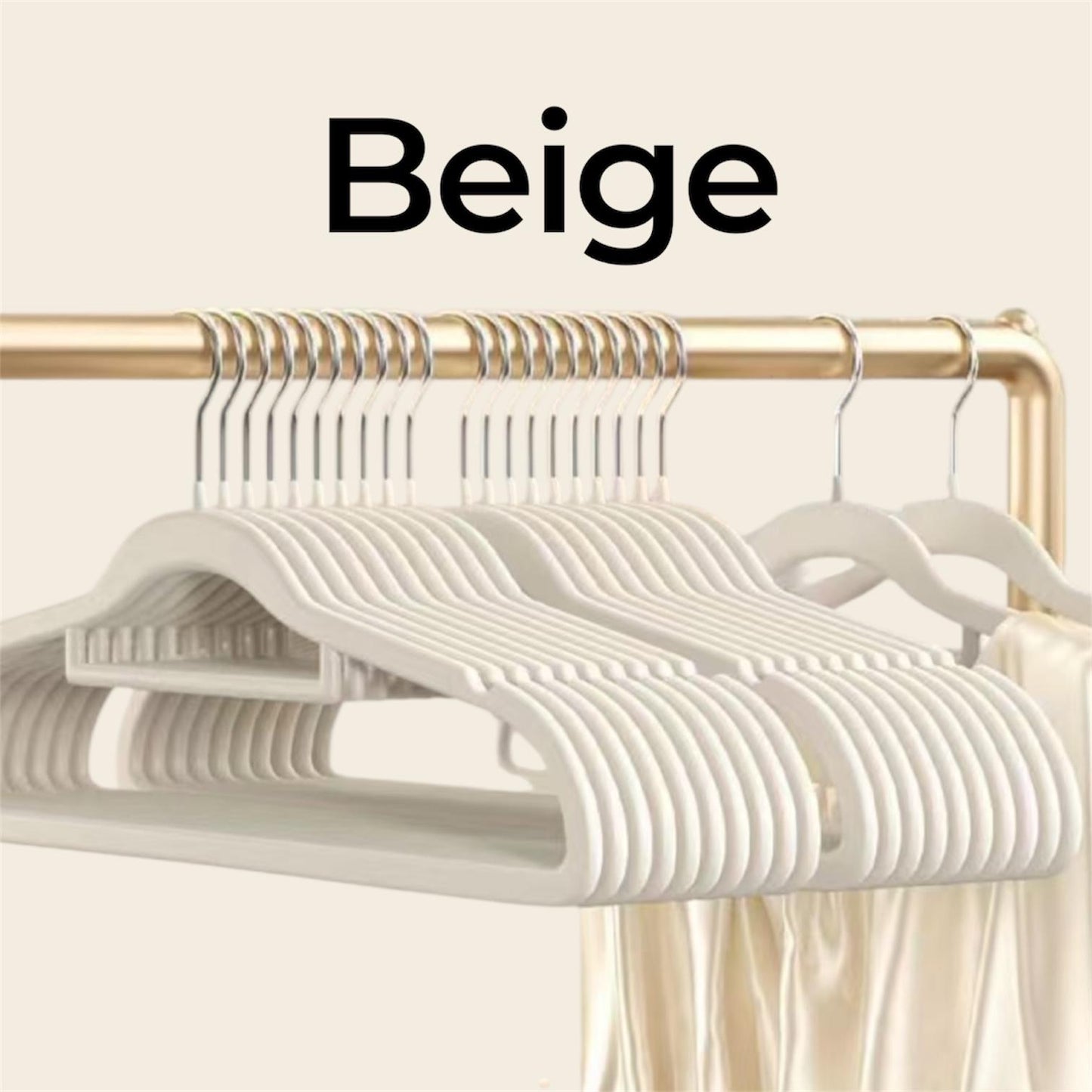 10 Pcs Premium Velvet Anti Slip Hotel Grade Hangers