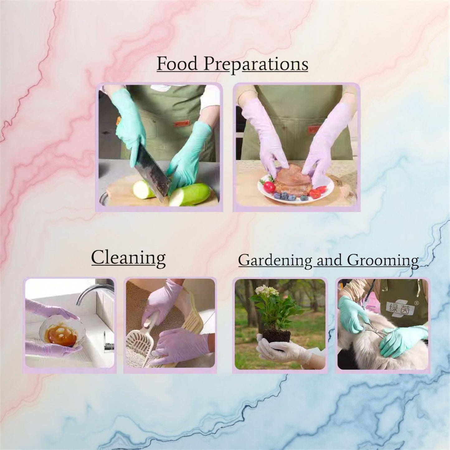 Food Grade Disposable Gloves - 30 Pieces
