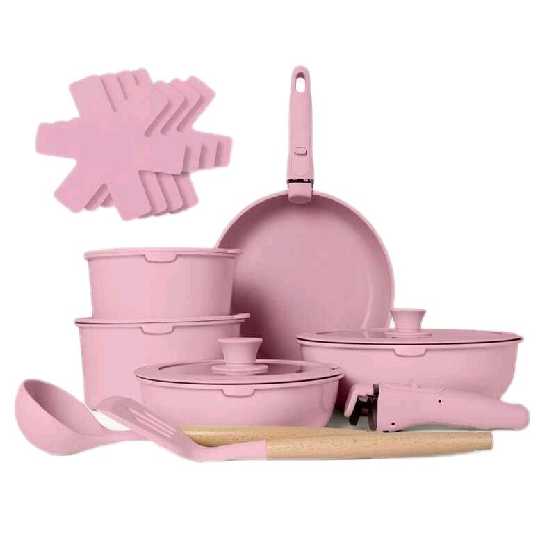 17pcs Ceramic Non-Stick Cookware Set