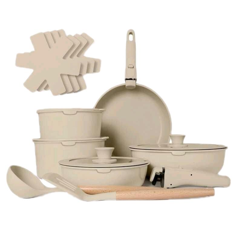 17pcs Ceramic Non-Stick Cookware Set